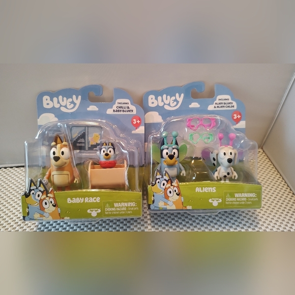 Bluey Cartoon Bundle- Baby Face & Aliens - Picture 1 of 5